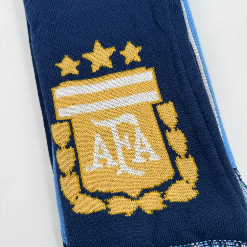 AFA Argentina Scarf Light Blue White Striped Messi 10 Fan AFA040SC-LB-LM